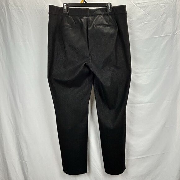 Lane Bryant Allie Boot Sparkle Pants 18 Regular Black Shimmer Stretch Holiday - Picture 6 of 11